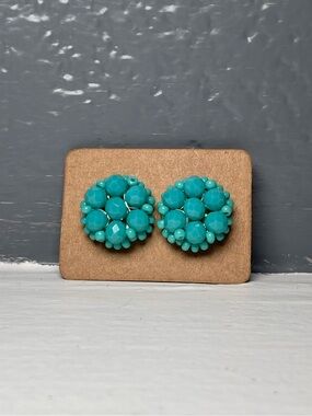 Huichol Beaded Stud Earrings